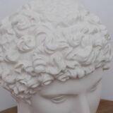 Greek head in matt white plaster