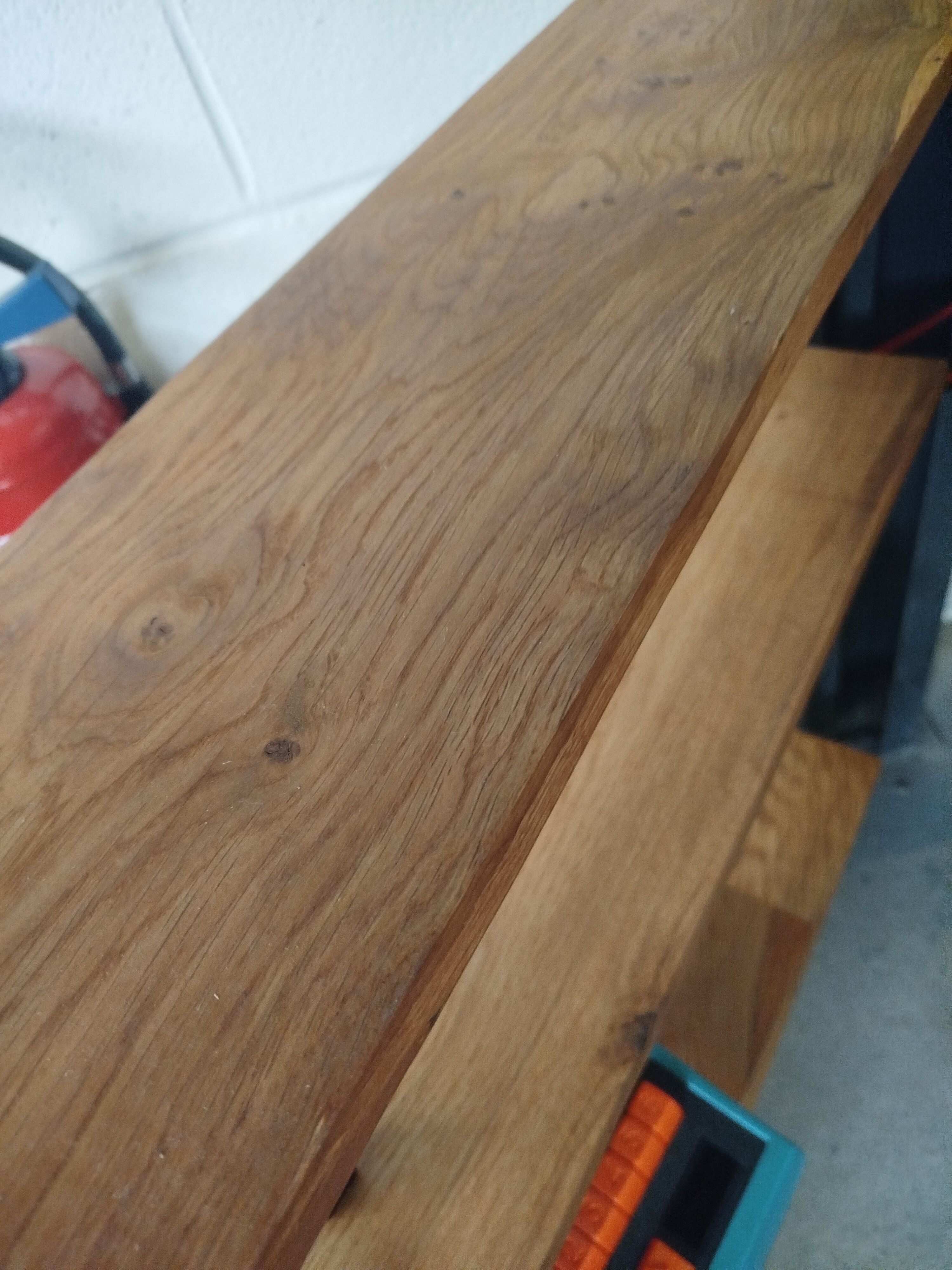 Vintage floor-to-ceiling shelf