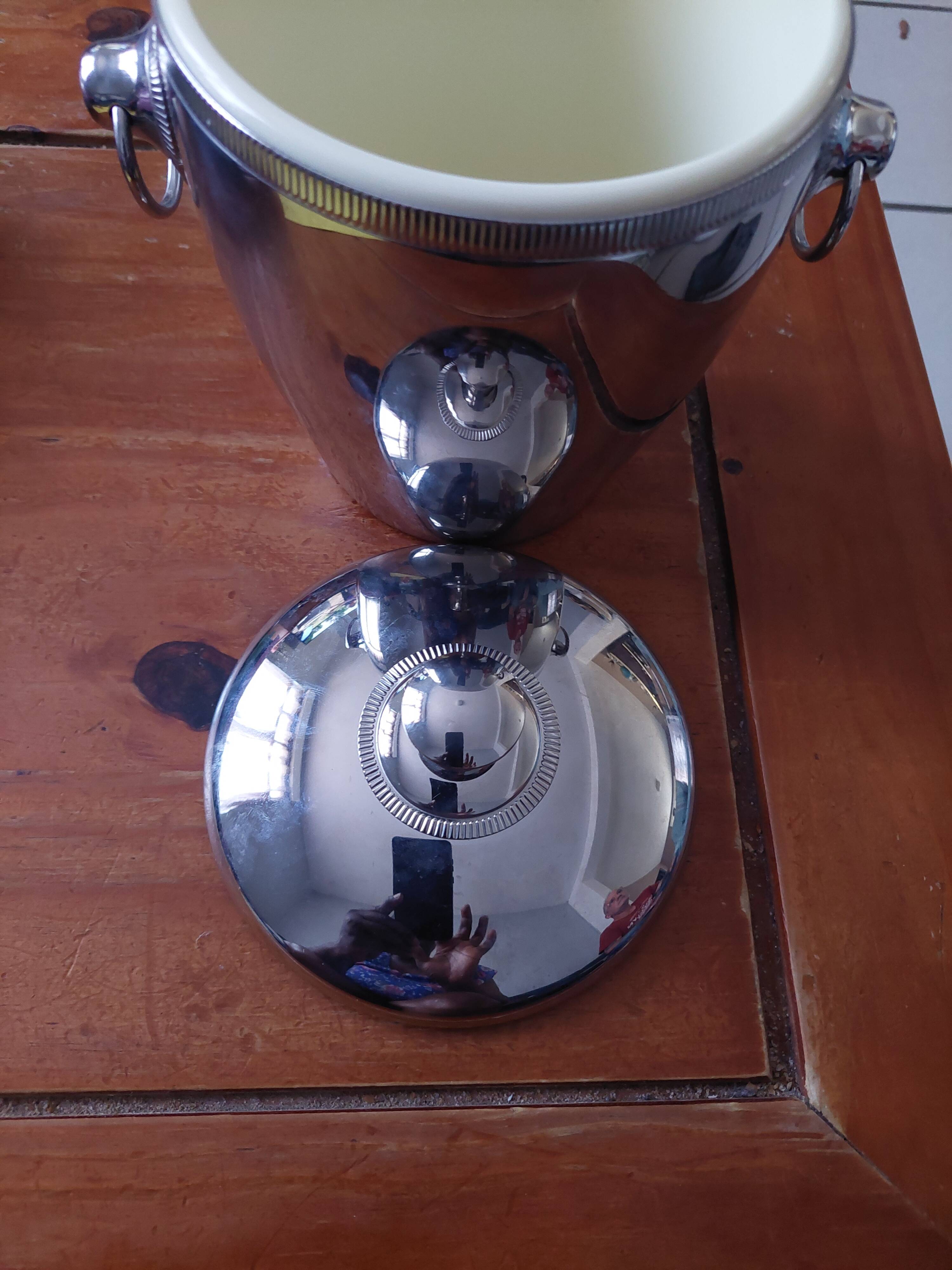 Remy Letang Vintage Stainless Steel Ice Bucket