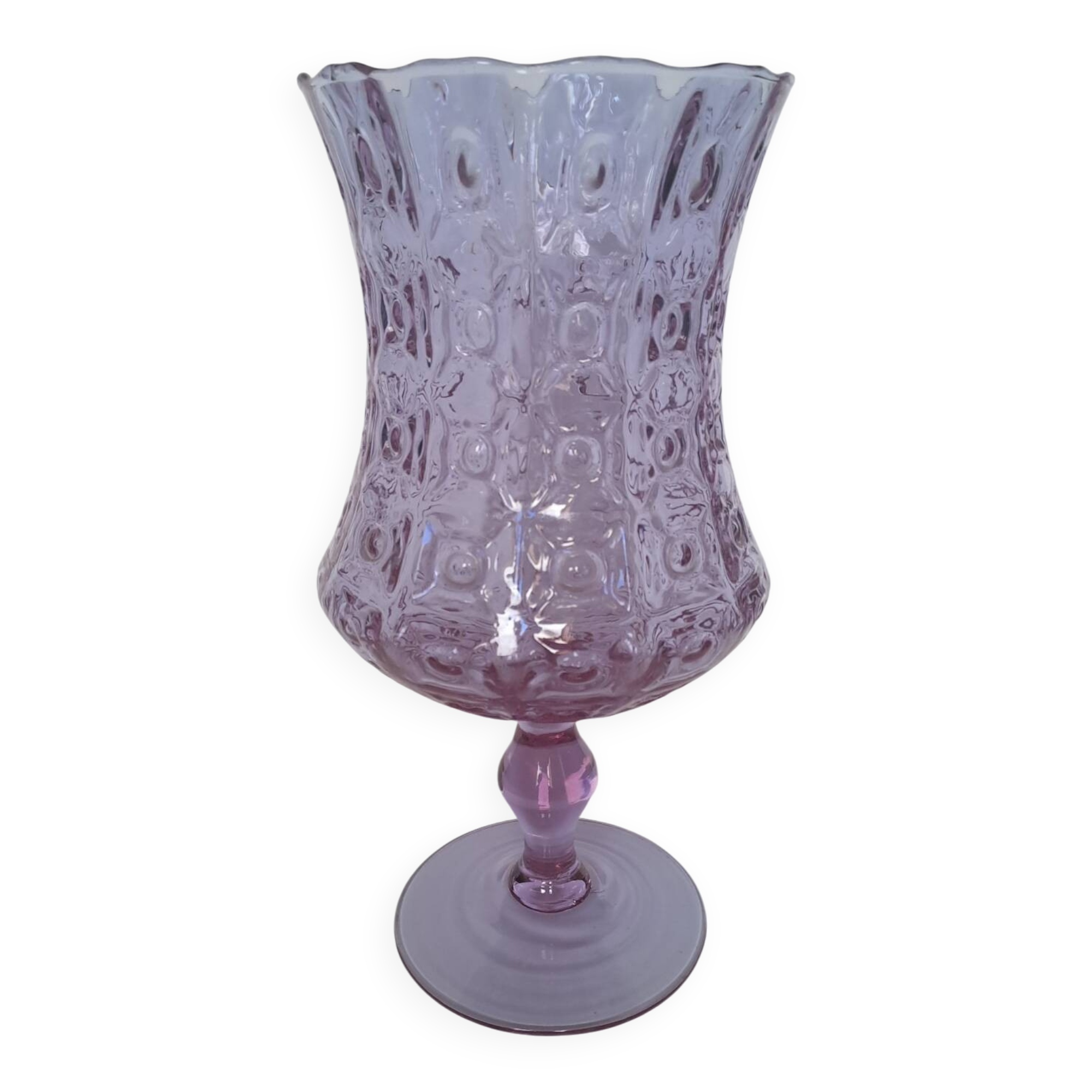 Large vase in the shape of Murano glass from the 1960s.