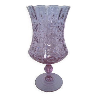 Large vase in the shape of Murano glass from the 1960s.