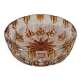 Coupe / vide poche en cristal coloré
