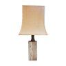 Travertine -brass lamp by Fratelli Mannelli 1970s