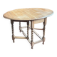 Gateleg table in chestnut wood – English Jacobean style – 1920/40