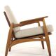 Armchair 'Bernhout' - mid century modern boomerang design