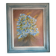 oil painting canvas still life flower bouquet blue violet Lyla