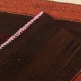 2x15 Rare Size Kilim Runner Rug, Turkish Kilim Runner, 64x457Cm