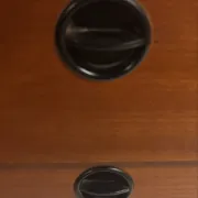 Vintage shoe cabinet