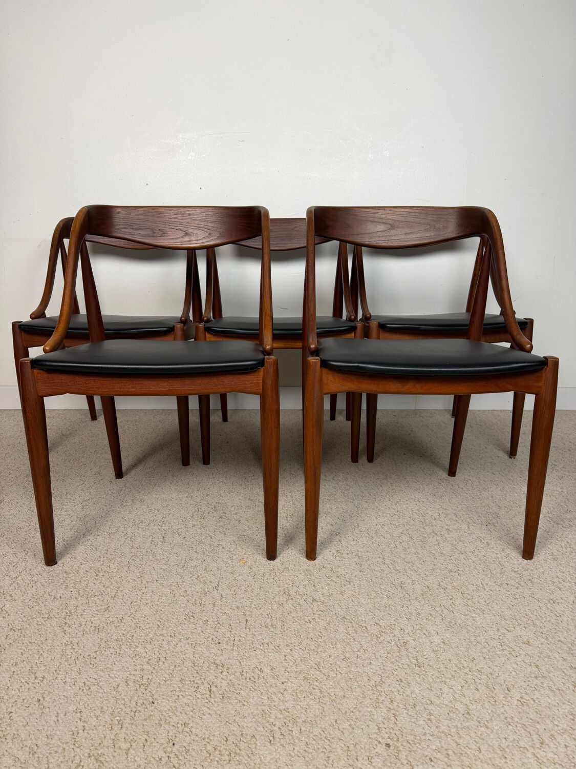 Scandinavian teak chairs – attributed to Johannes Andersen