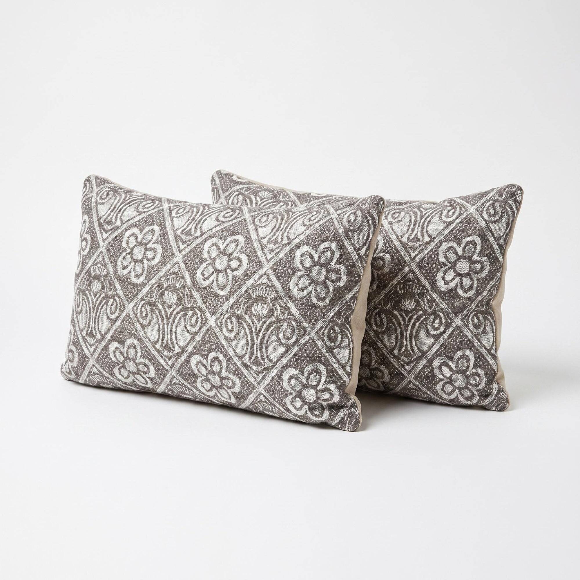 Lot de 2 housses de coussin kilim vintage 41x61 cm