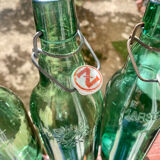 Lot of 3 old beer bottles from Marseille