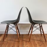 Pair of DSW chairs by Charles & Ray Eames for Herman Miller 60