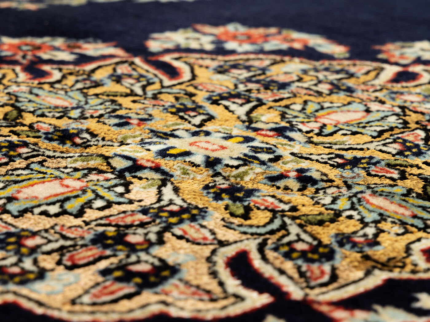 1960s ghom carpet, 136 x 209 cm