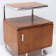 Pair of functionalist chromed night stands by Kovona, 1950’s, Czechoslovakia