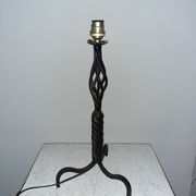 Wrought iron lamp foot