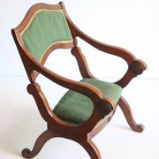 Tabouret et chaise de prière transformables victoriens pour prie-Dieu