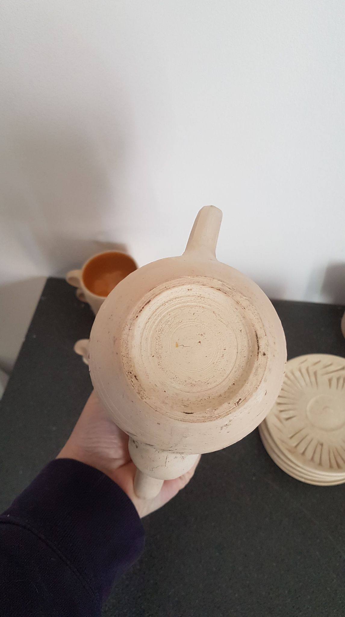 Terracotta tea set