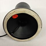 Vintage black ceramic lamp 1950