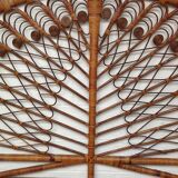 Tête de lit en rotin vintage