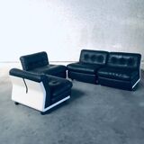 Mid-Century Modern Amanta Modular Sofa by Mario Bellini for B&B Italia, 1970s, Set of 4