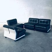 Mid-Century Modern Amanta Modular Sofa by Mario Bellini for B&B Italia, 1970s, Set of 4