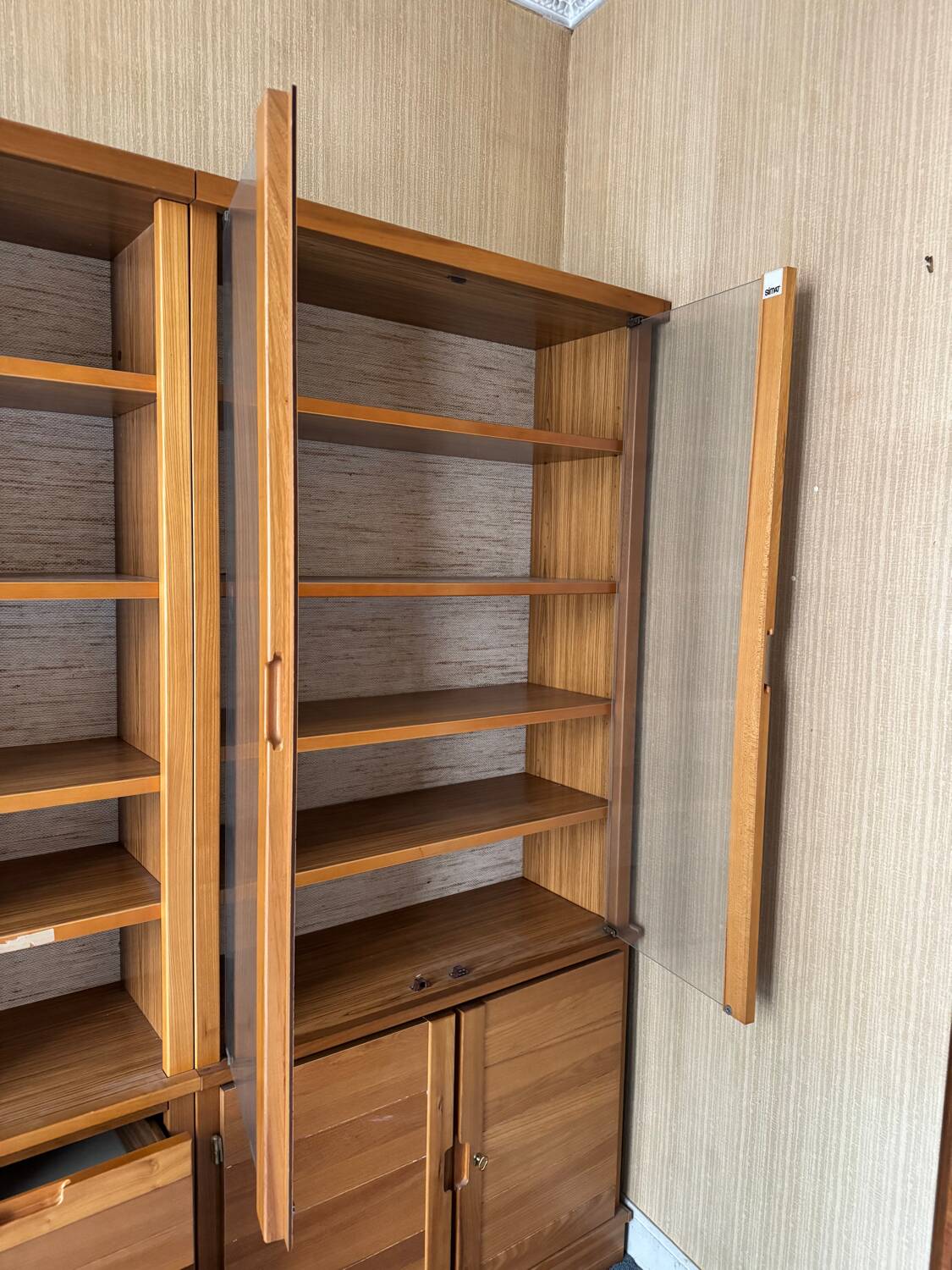 Large modular bookshelf – Simat – Scandinavian design 1970