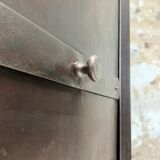 Industrial metal locker room