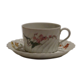 Set of 10 tea cups and eight under cups
