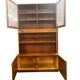 Vitrine/bibliothèque/étagère vintage en bois