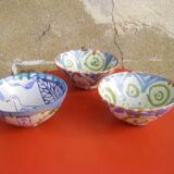 Three vintage ceramic bowls