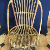 Chaise  en rotin