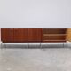 Large modernist sideboard in Indian rosewood, 1960s