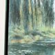 Huile sur toile "Lac aux nénuphars" signée