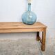 Slatted wooden bench