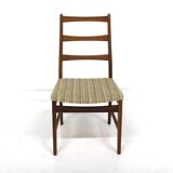 4 chaises scandinave en noyer, Suède, 1960