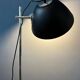 Black mid-century Dijkstra flexible desk lamp