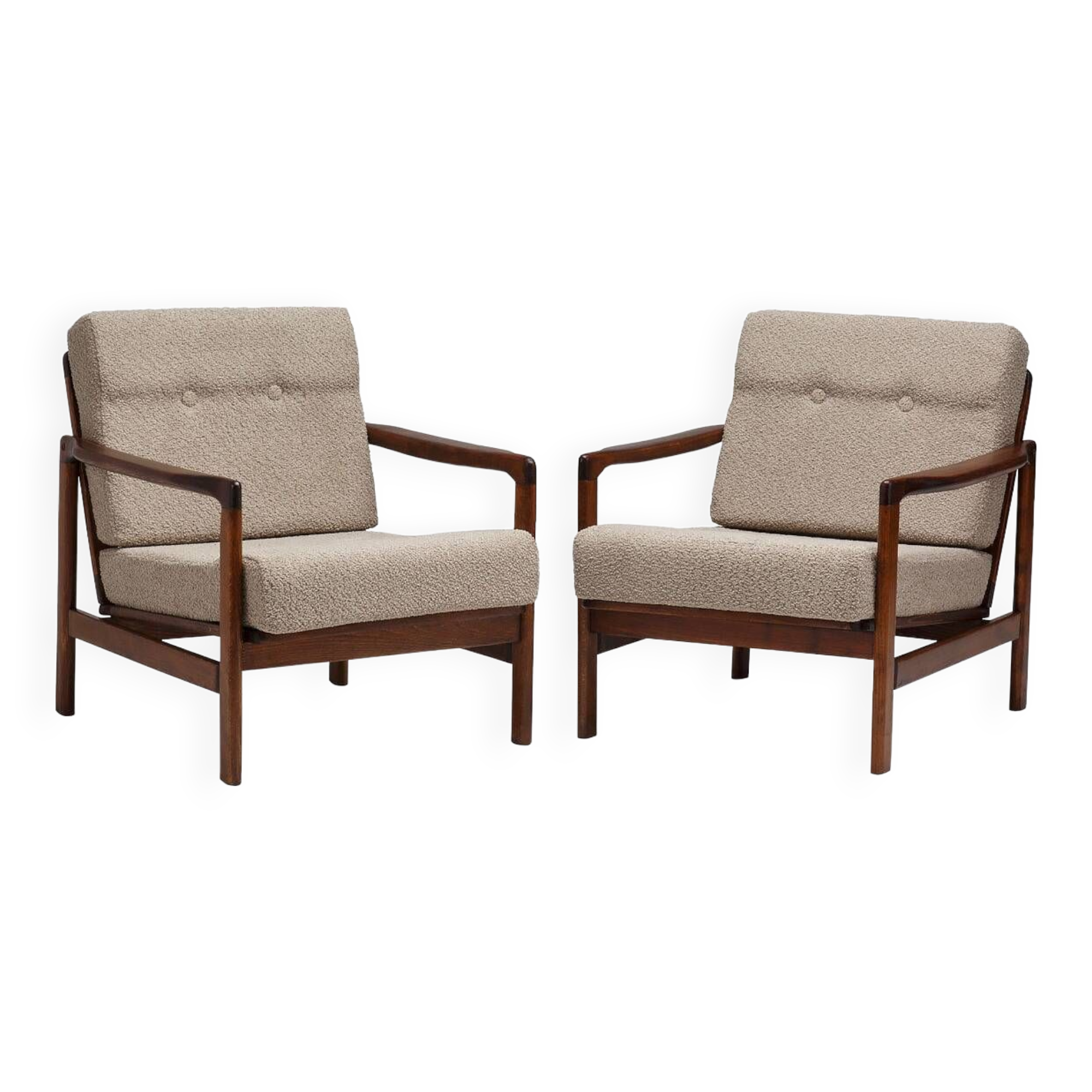 Pair of B-7522 armchairs from the 60s.