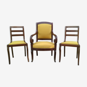 Armchair and dining chair set
