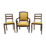 Ensemble fauteuils et chaise restauration