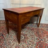 Directoire Period Flat Desk In Mahogany.