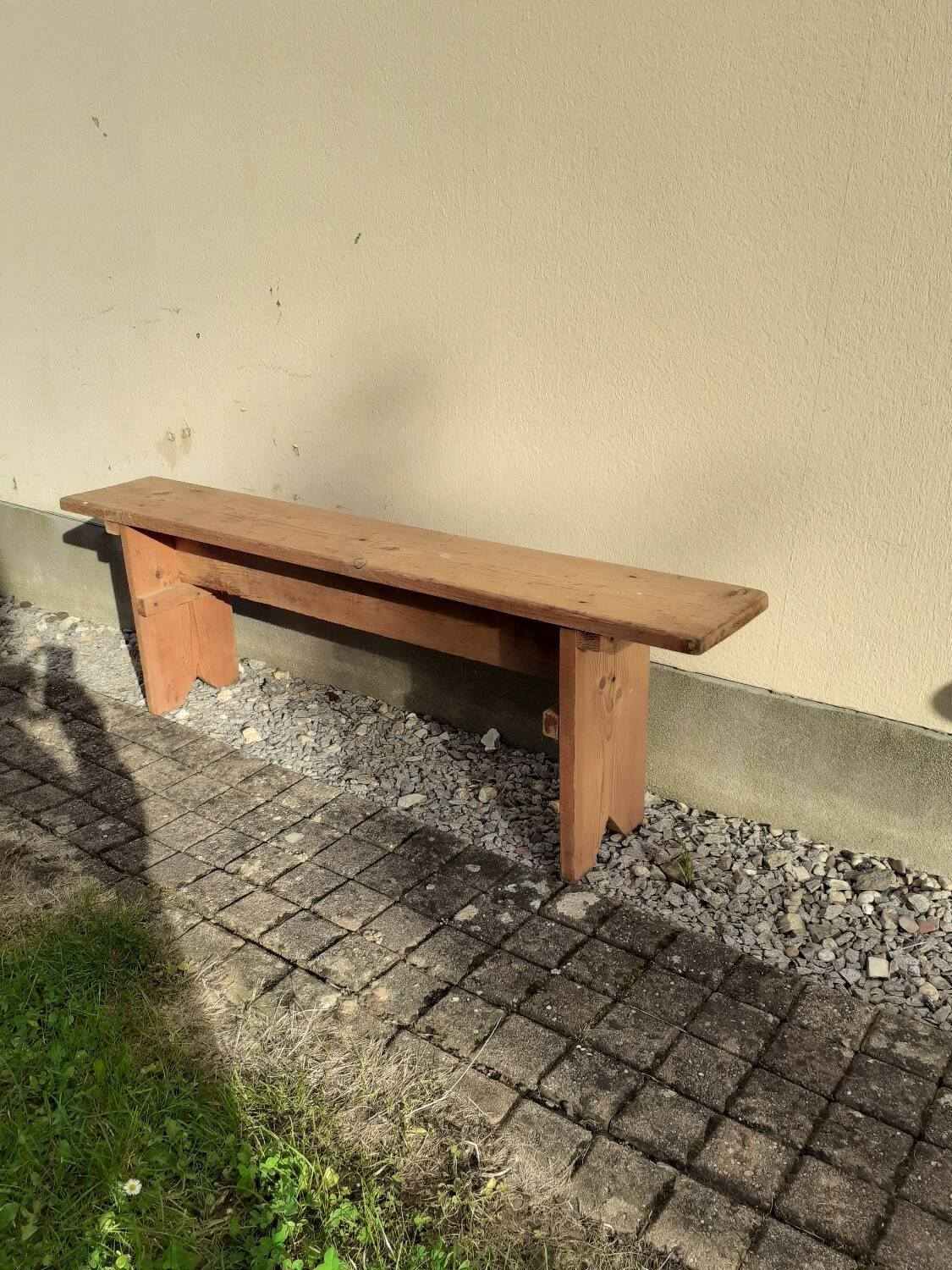 Wooden bench