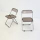 Set of 2 Plia folding chairs for Anonima Castelli by Giancarlo Piretti