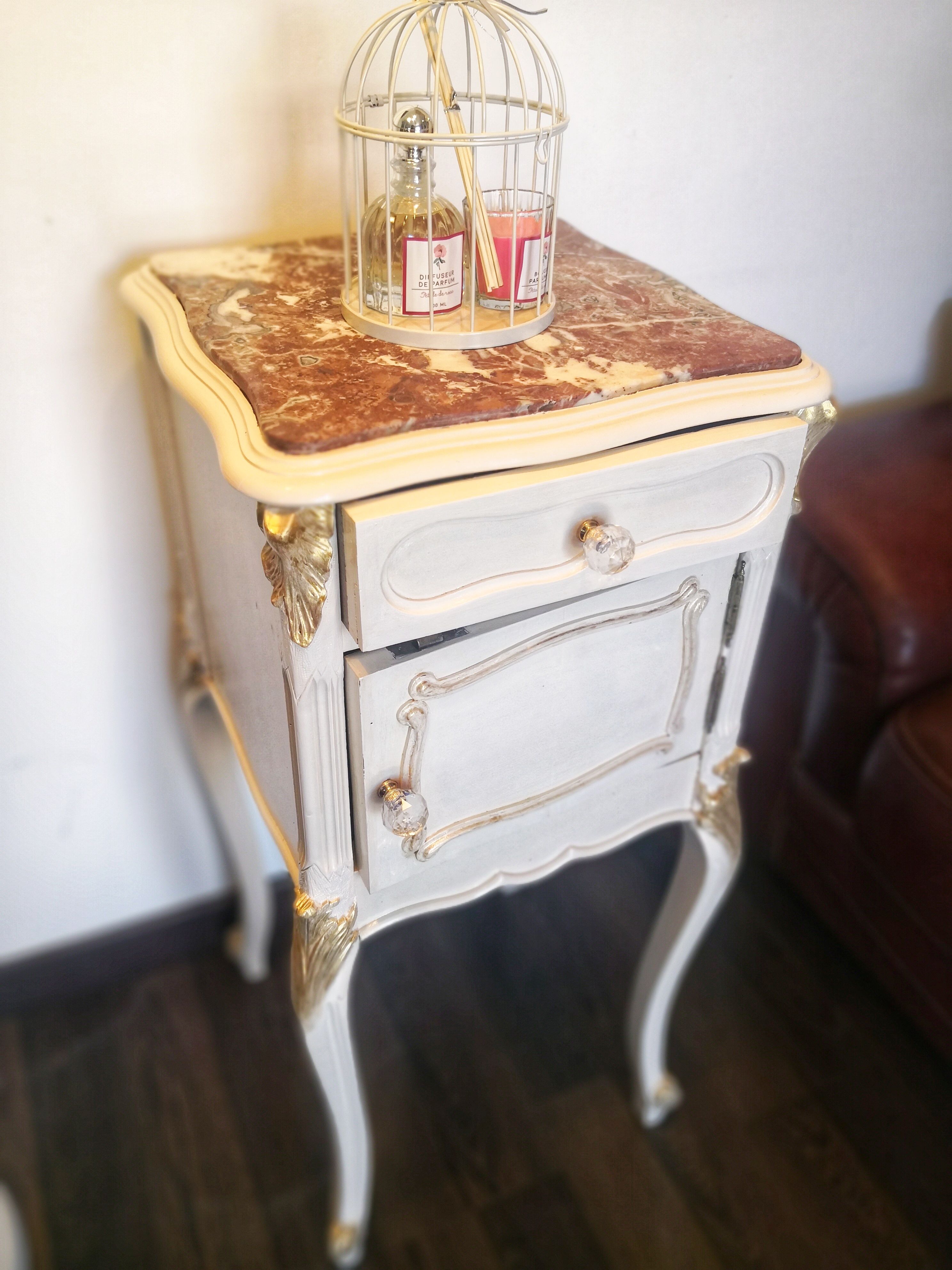 Louis XV-style bedside table