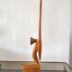 Stylized teak antelope design 60s - 70s