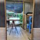 Restored antique gilded mirror – large format