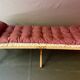Army camp bed - daybed - jute braiding
