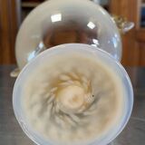 Murano : grand calice en verre soufflé