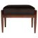 Mid-century GFM stool in black velvet, E. Homa, Europe, 1960s
