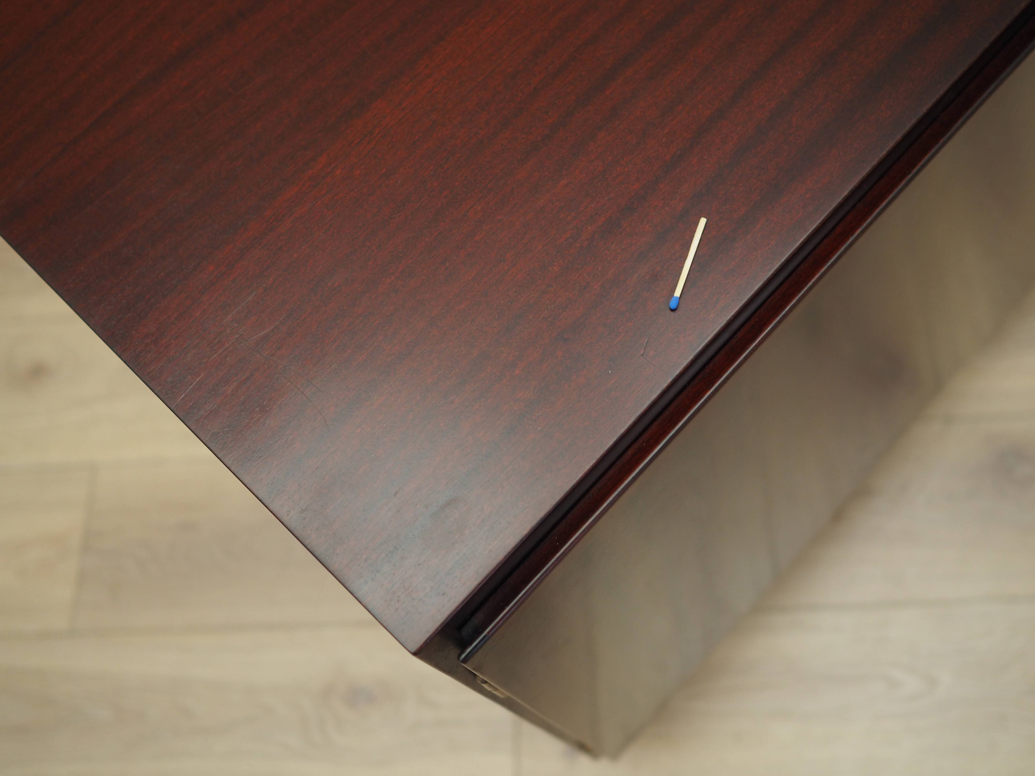 Mahogany cabinet, Danish design, 1970s, manufactured by Omann Jun
