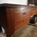 Louis Philippe style walnut desk.